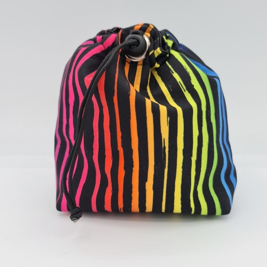 Futterbeutel basic, Rainbow-black
